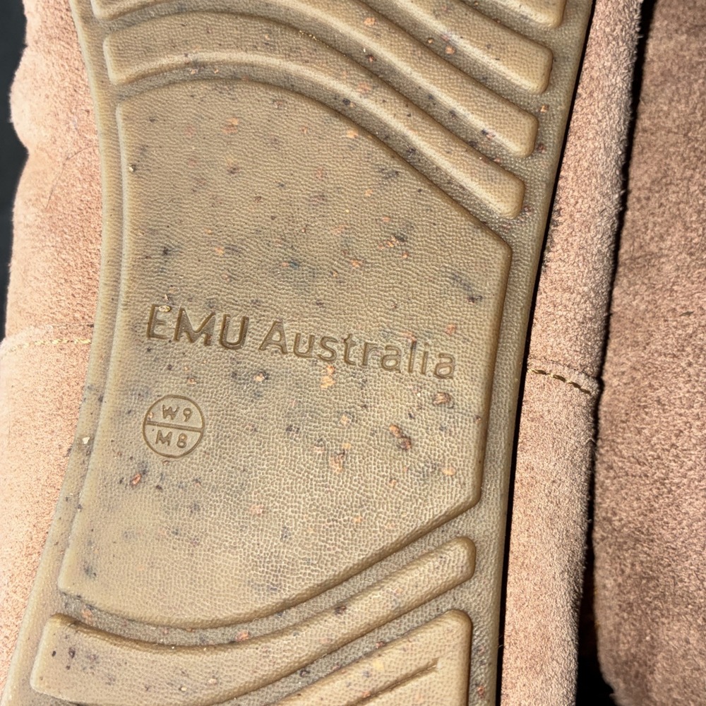 Emu Australia BootFringe Suede Moccasin Boots US Women's 9 Western - Picture 4 of 8
